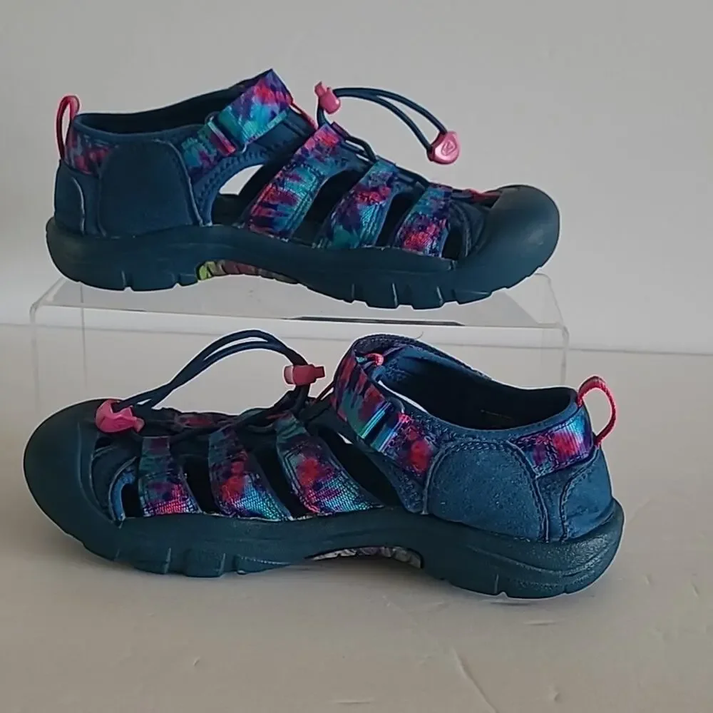 Keen Women's Newport H2 SZ 5 Outdoor Hiking Sandal Blue Pink Multicolor
